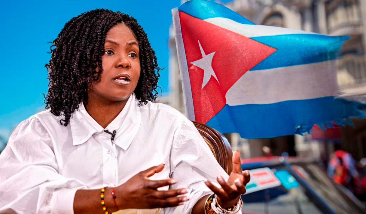 mujer, francia márquez, bandera de Cuba