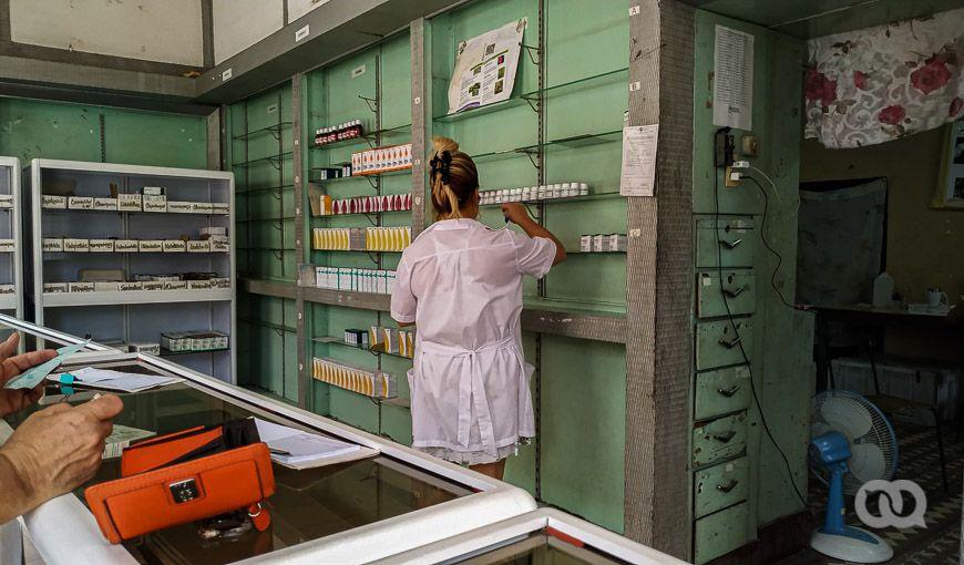 Farmacia en Cuba, condones, medicamentos en falta. 
